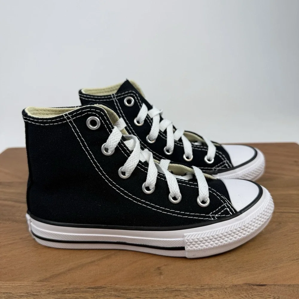 New Little Kids Converse Chuck Taylor All Star High Black Sneaker Sz 11 C